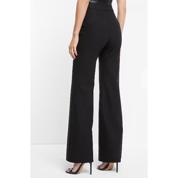 NEW Express Super High Rise Flare Trouser - Picture 2 of 11